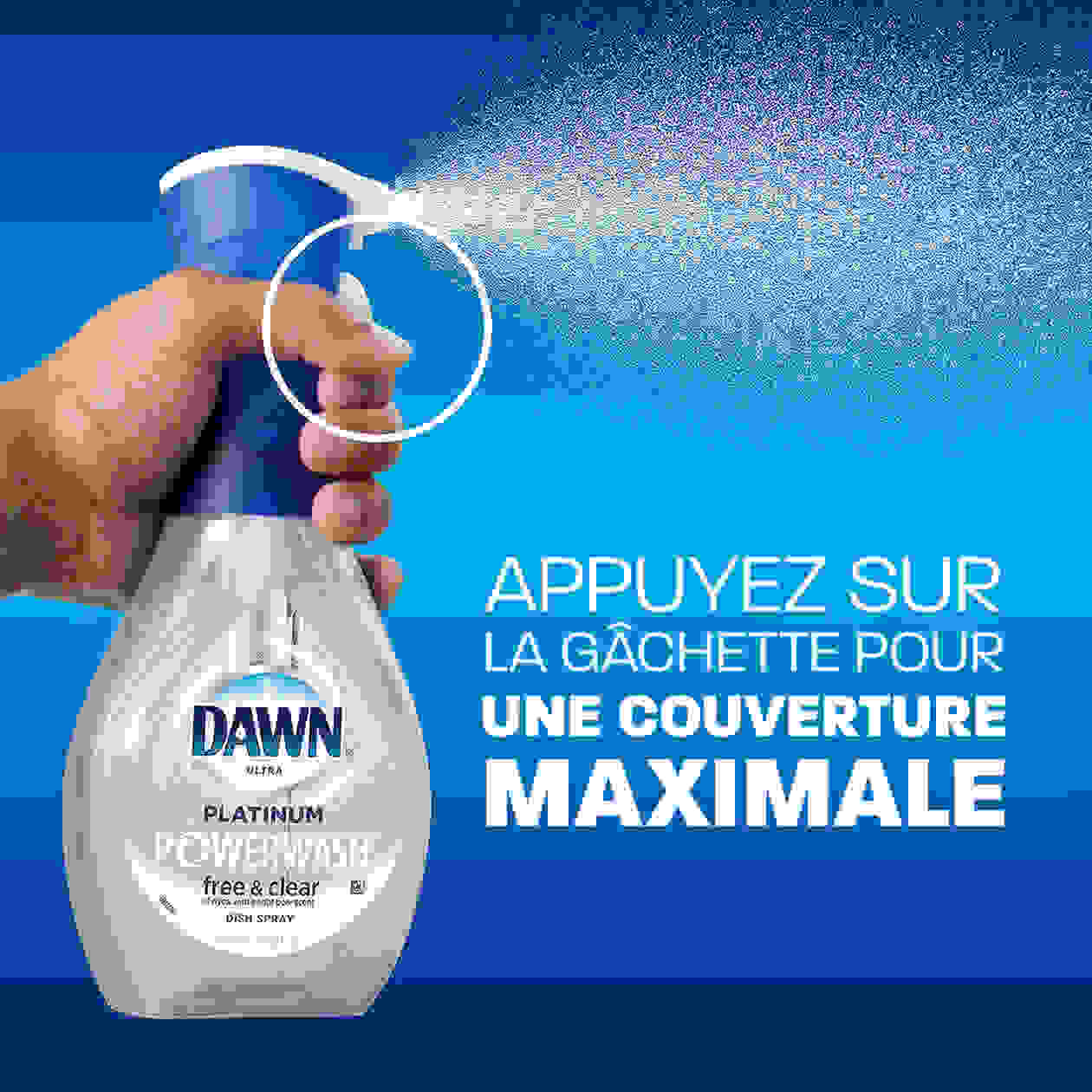 APPUYEZ SUR LA GÂCHETTE POUR UNE COUVERTURE MAXIMALE