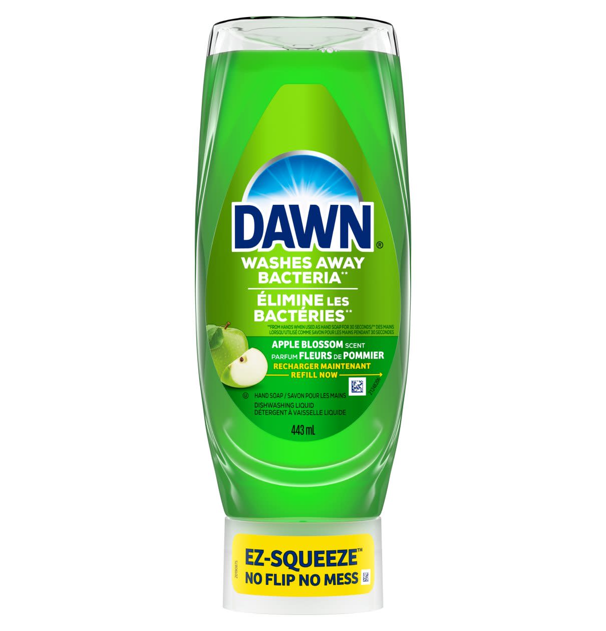 Savon antibactérien pour les mains Dawn EZS, parfum fleurs de pomme