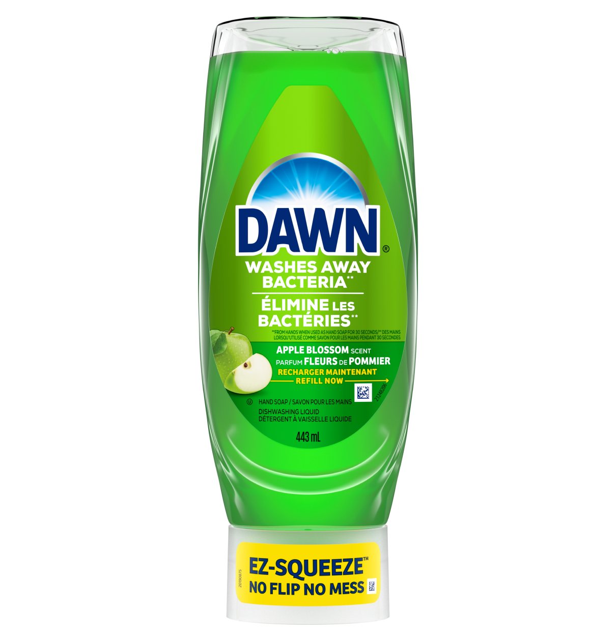 Savon antibactérien pour les mains Dawn EZS, parfum fleurs de pomme