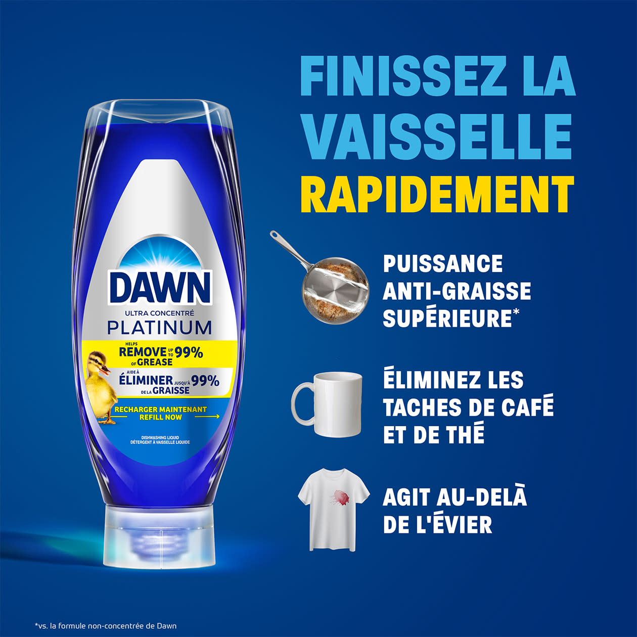 Finissez la vaisselle rapidement