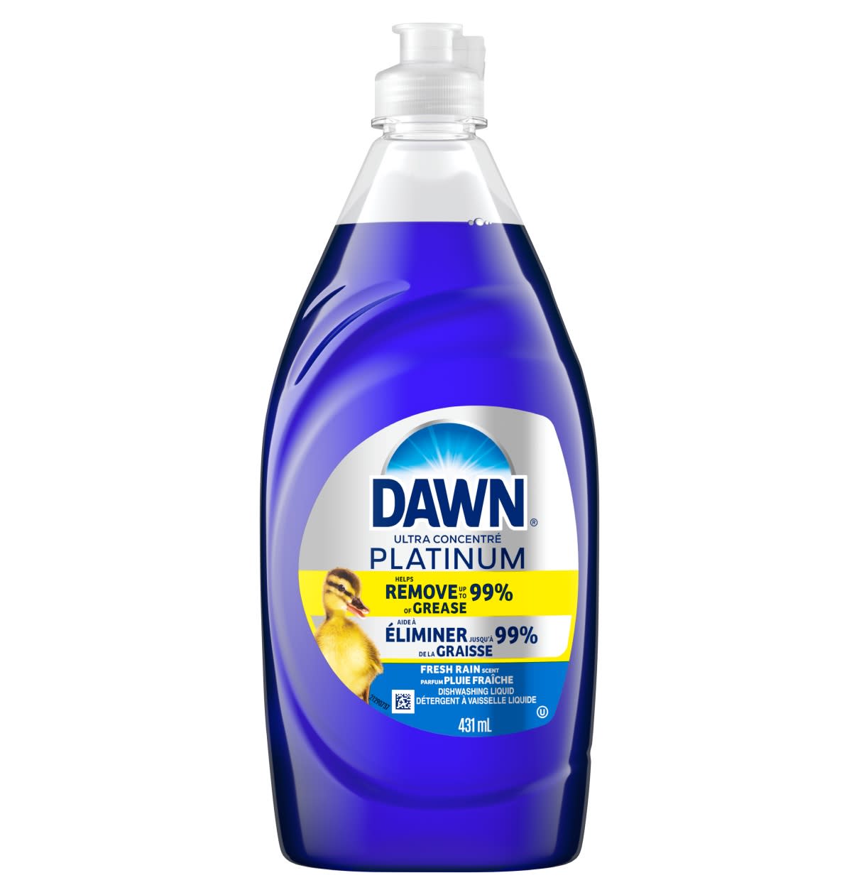 Savon à vaisselle Dawn Platinum, pluie rafraîchissante