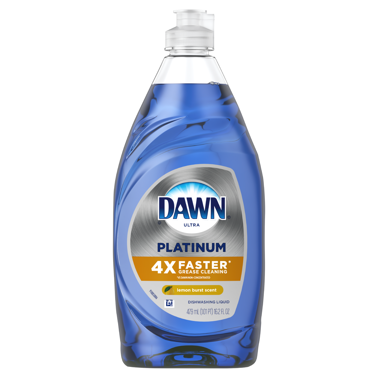 Dawn Détergent à vaisselle liquide Platinum, parfum Citron vif