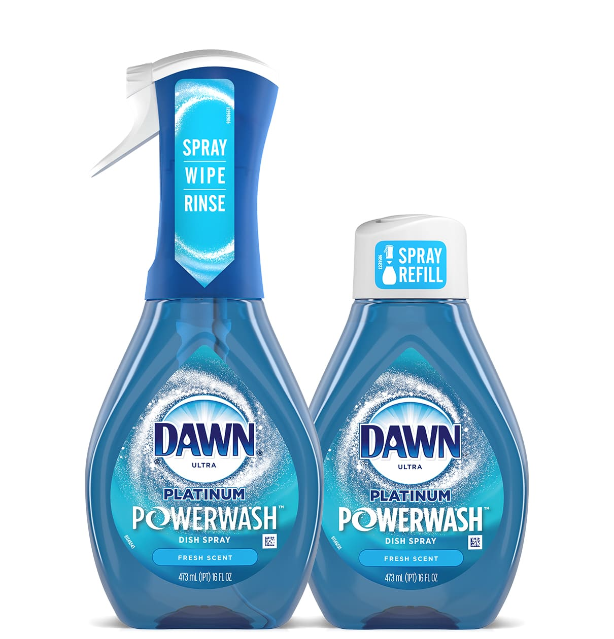 Dawn Platinum Powerwash - Ensemble de vaporisateur à vaisselle