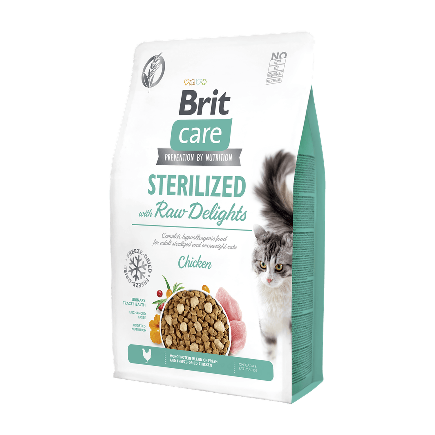 Brit Care Cat Sterilized with Raw Delights