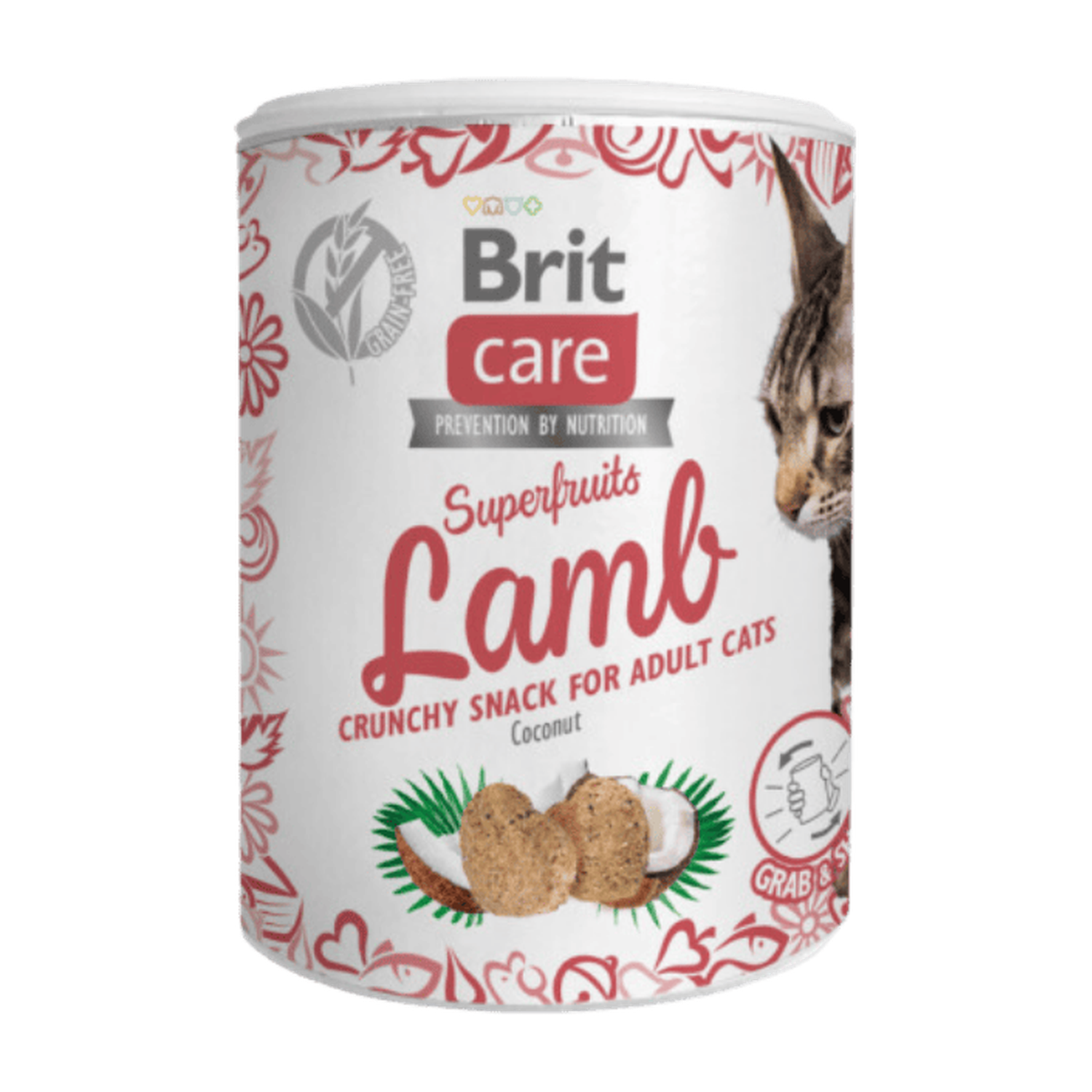 Brit Care Cat Snack Superfruits Lamb