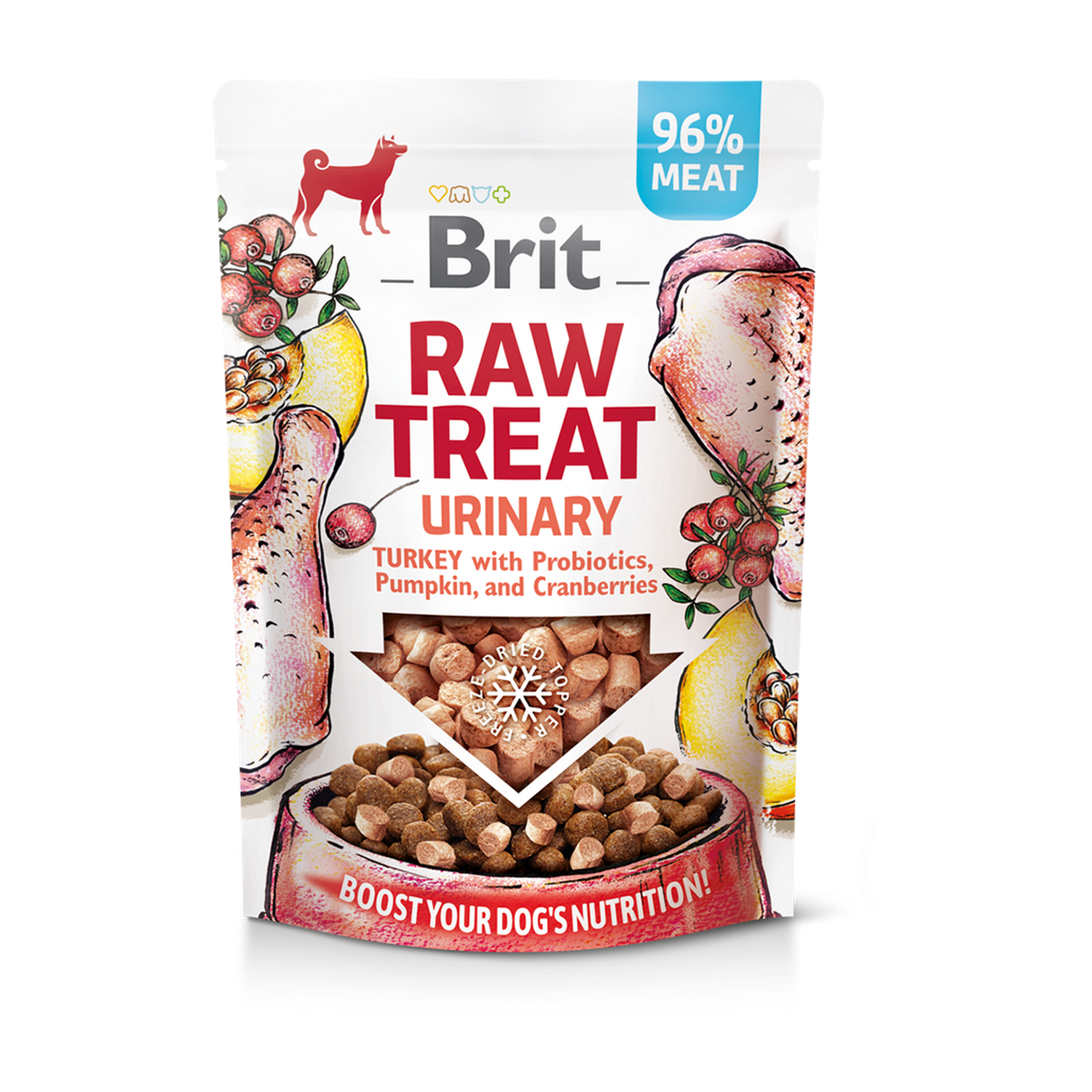 Brit RAW TREAT Urinary. Freeze-dried treat and topper. Turkey