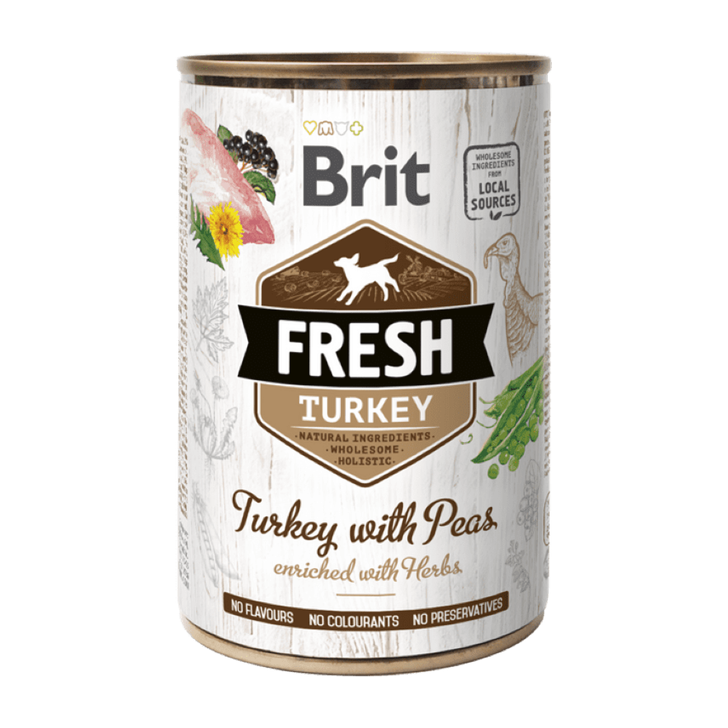 Brit Fresh can Turkey with Peas