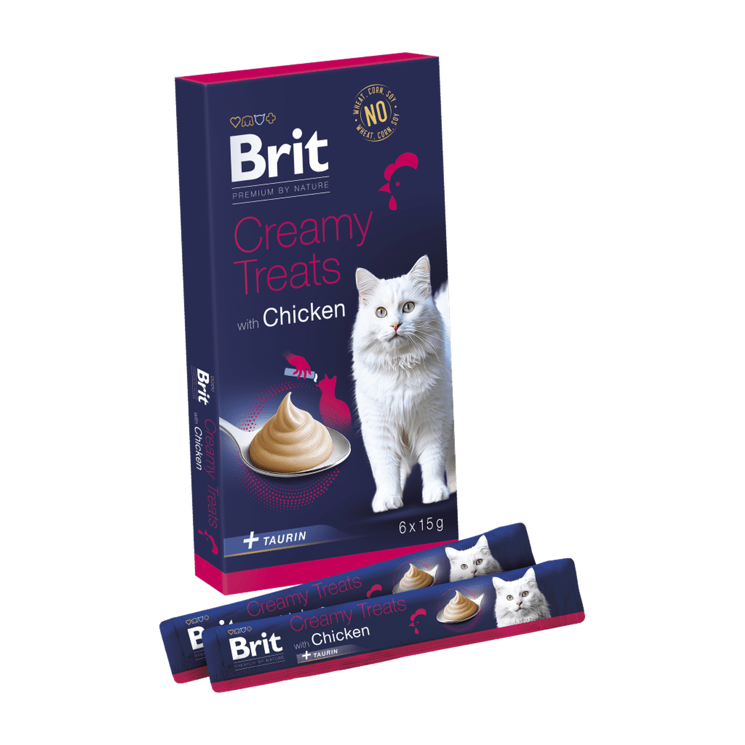 Brit Premium by Nature Cat Creamy Treats with Chicken