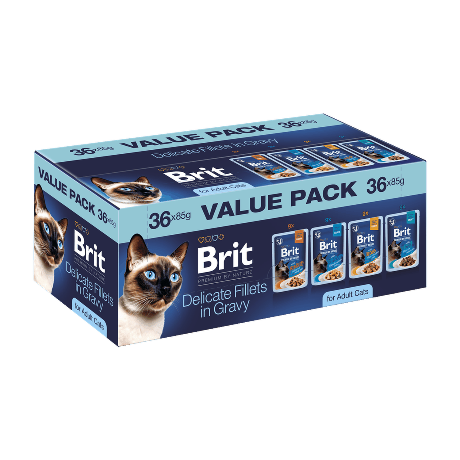 Brit Premium by Nature Cat Pouches Value Pack