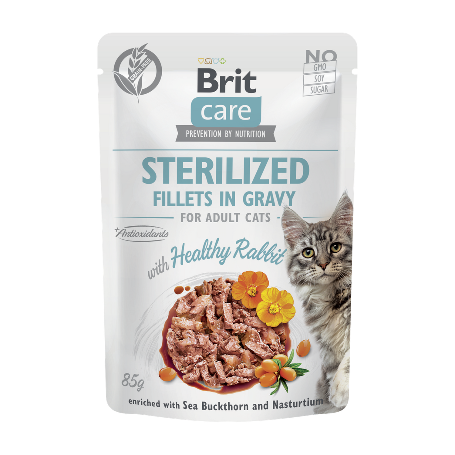 BCC Sterilized.Fillets in Gravy w/Healthy Rabbit