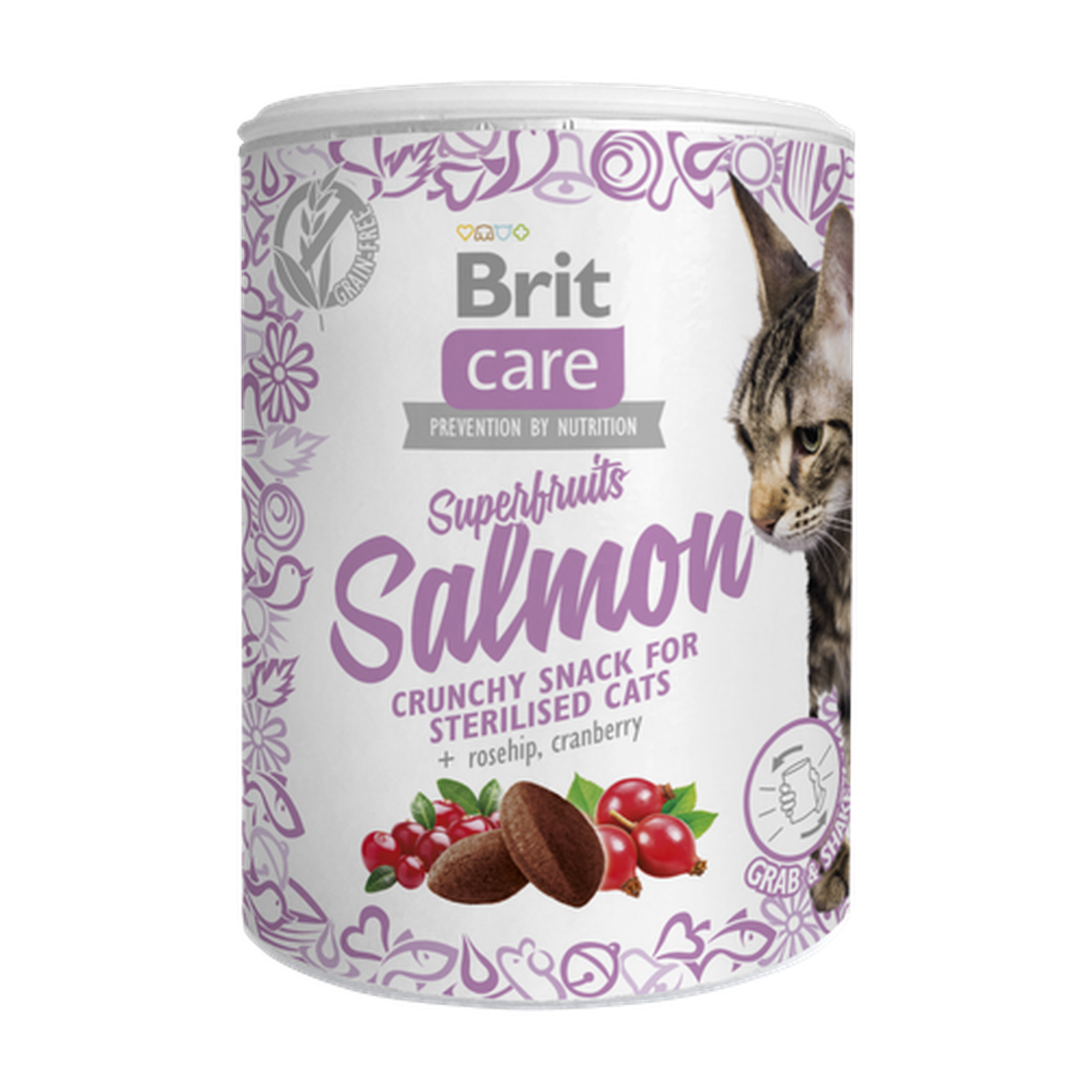 Brit Care Cat Snack Superfruits Salmon