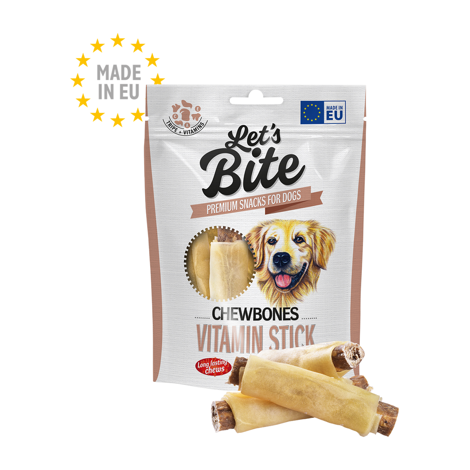 Let’s Bite Chewbones. Vitamin Stick