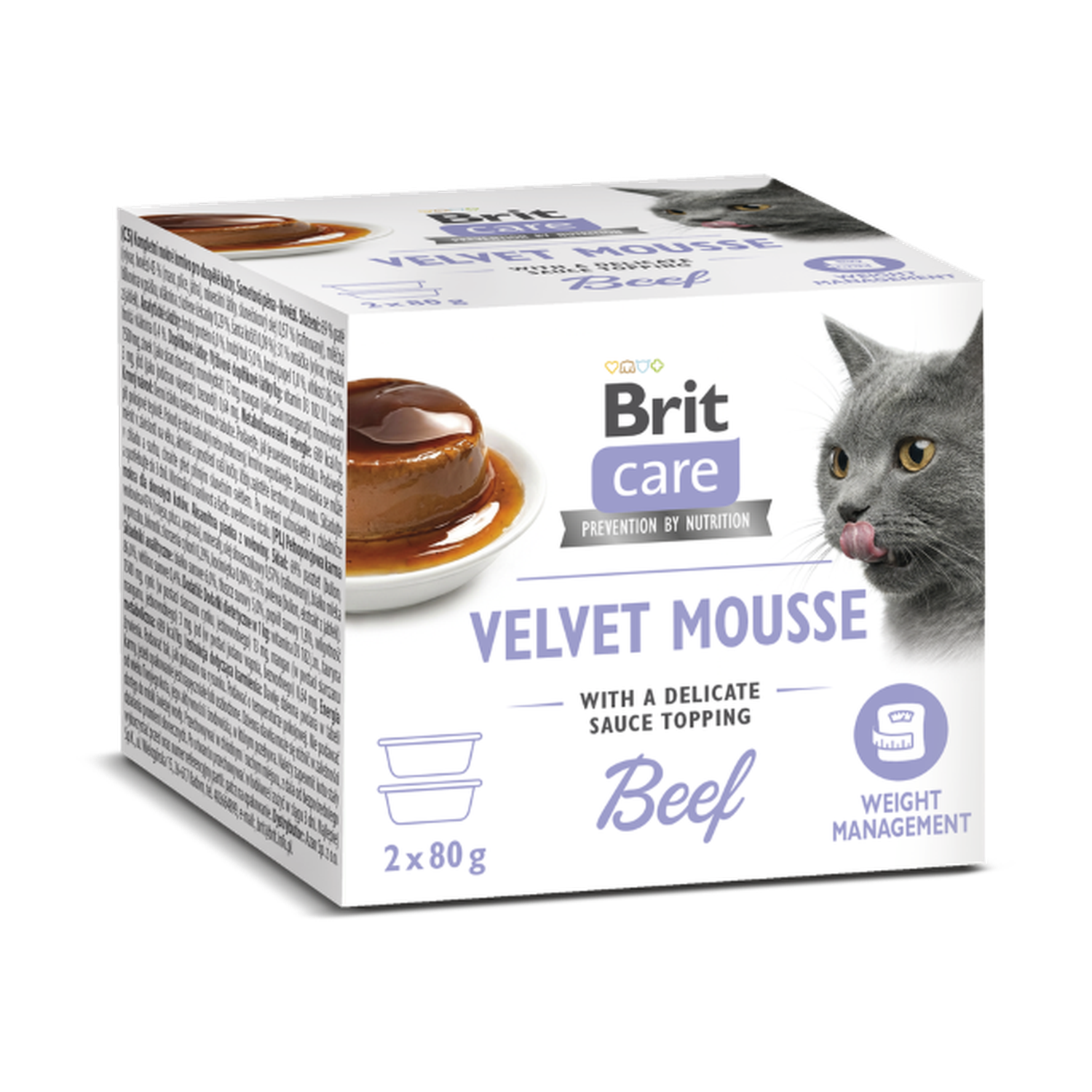 Brit Care Cat Velvet Mousse Weight Management Beef