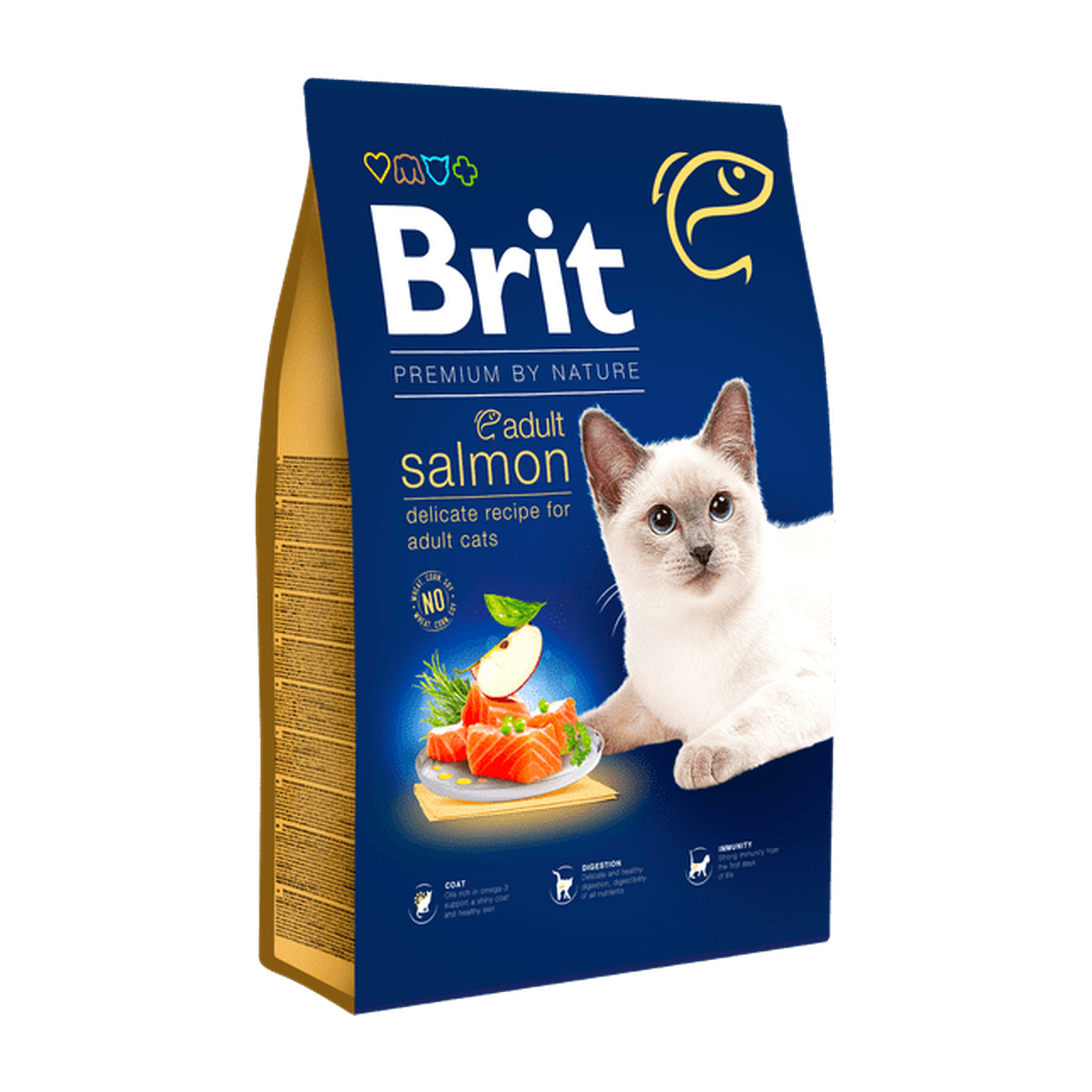 Brit Premium by Nature Cat Adult Salmon