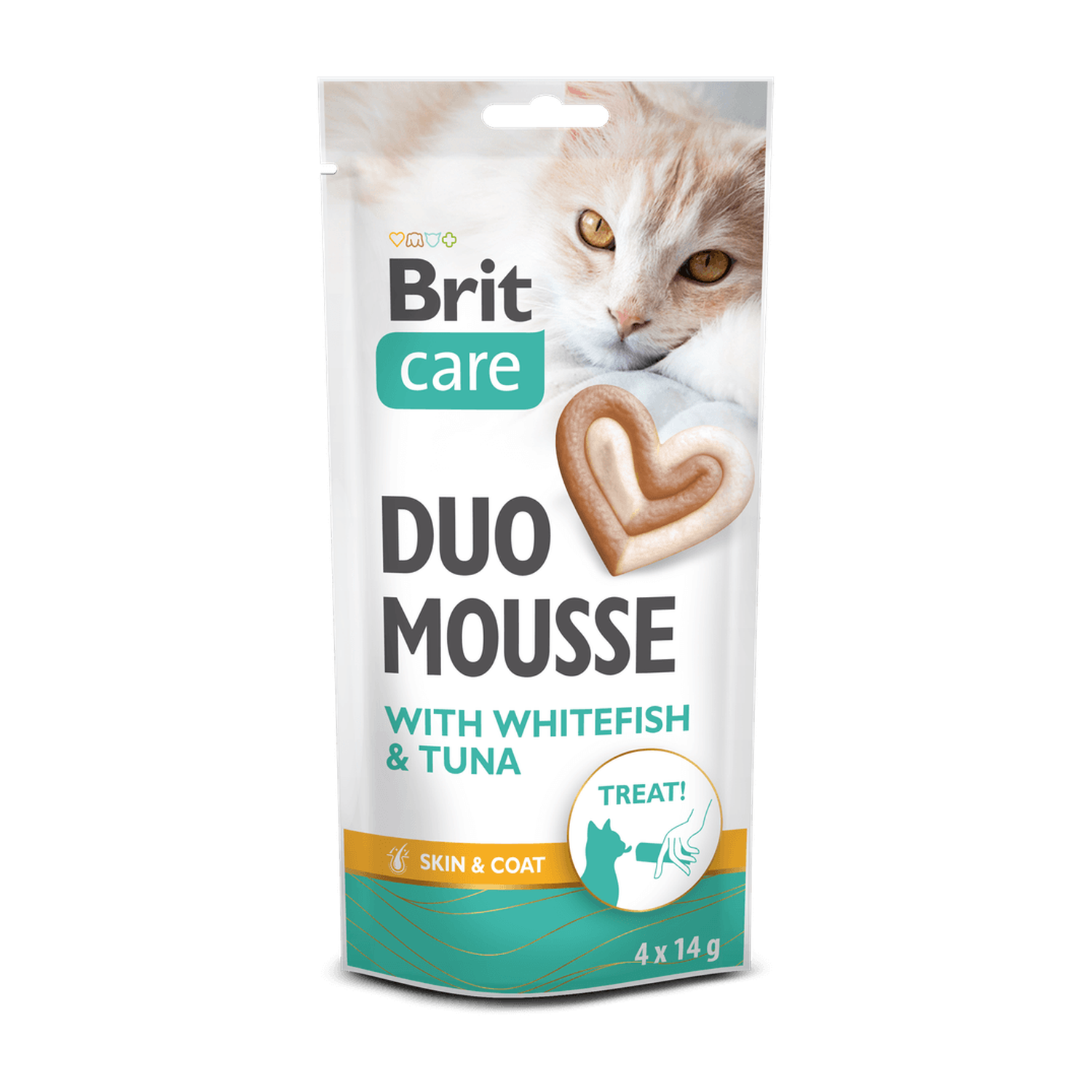 Brit Care Cat Creamy Duo Mousse with Whitefish and Tuna