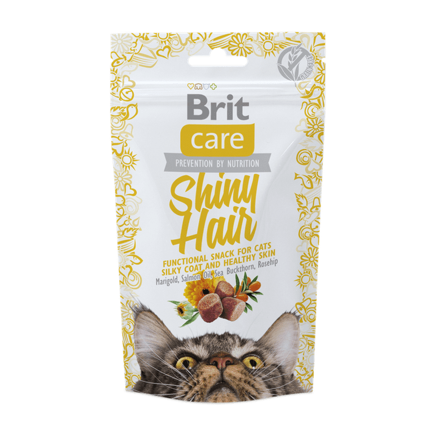 Brit Care Cat Snack Shiny Hair