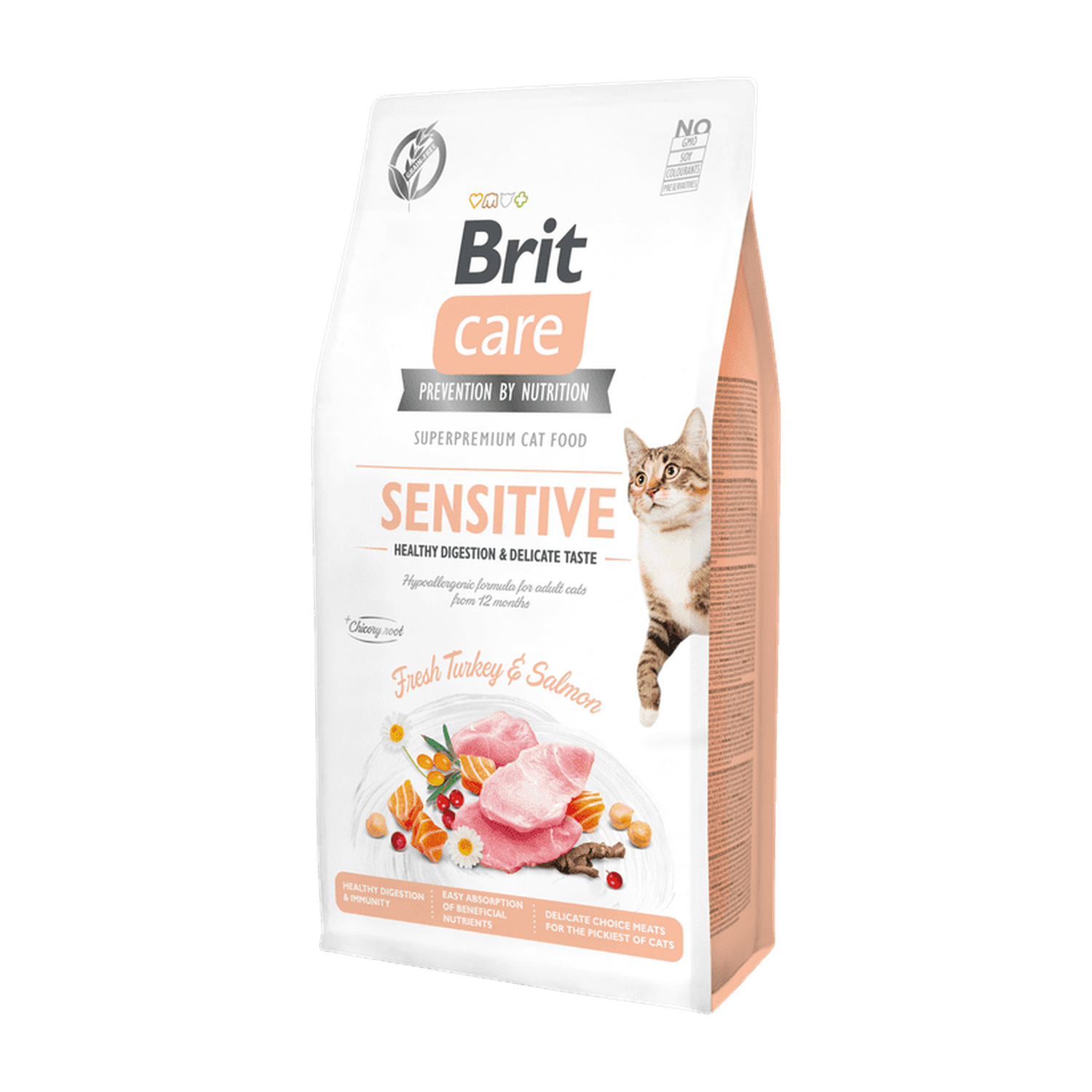Brit Care Cat Grain-Free Sensitive Healthy Digestion & Delicate Taste
