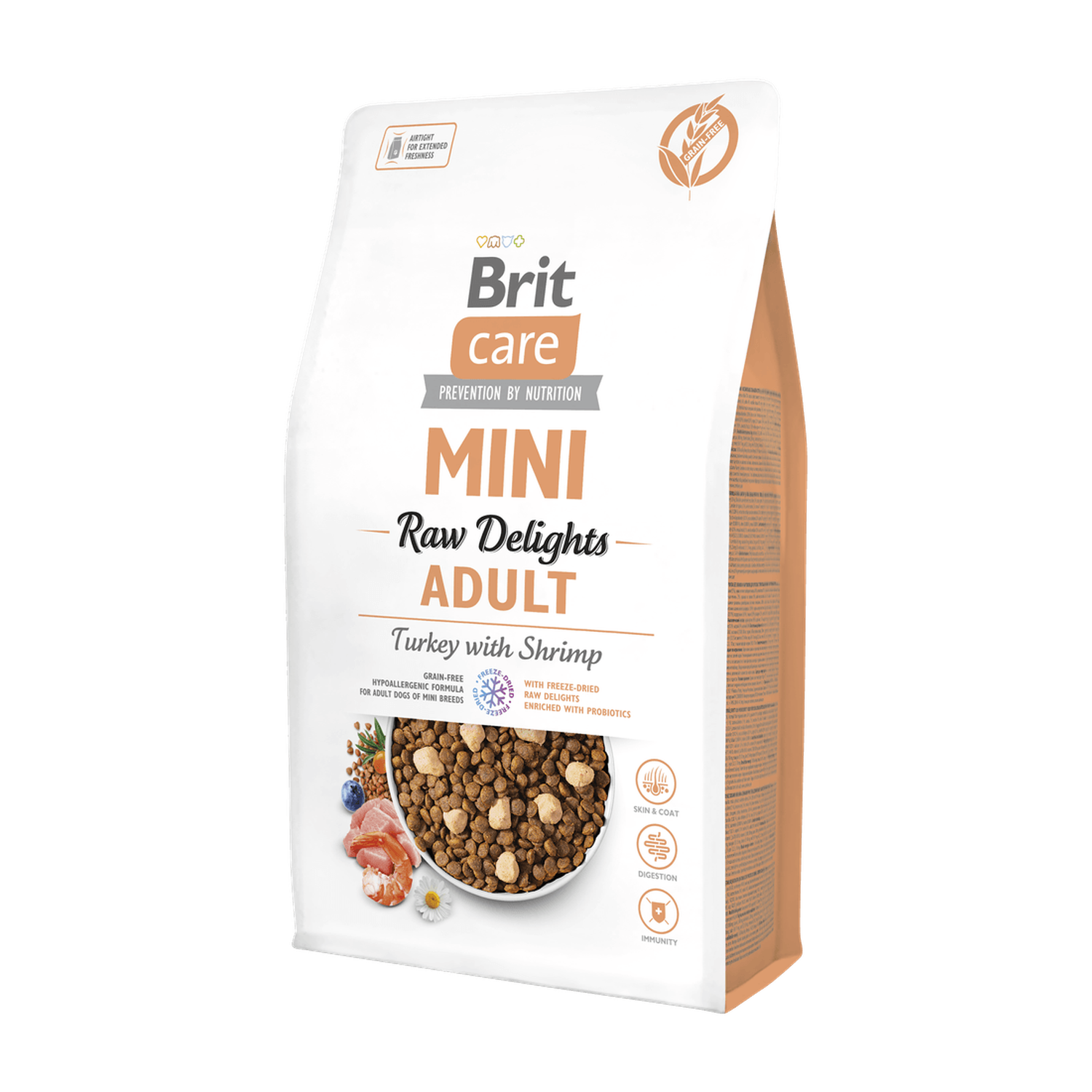 Brit Care Mini FD Raw Delights Turkey with Shrimp