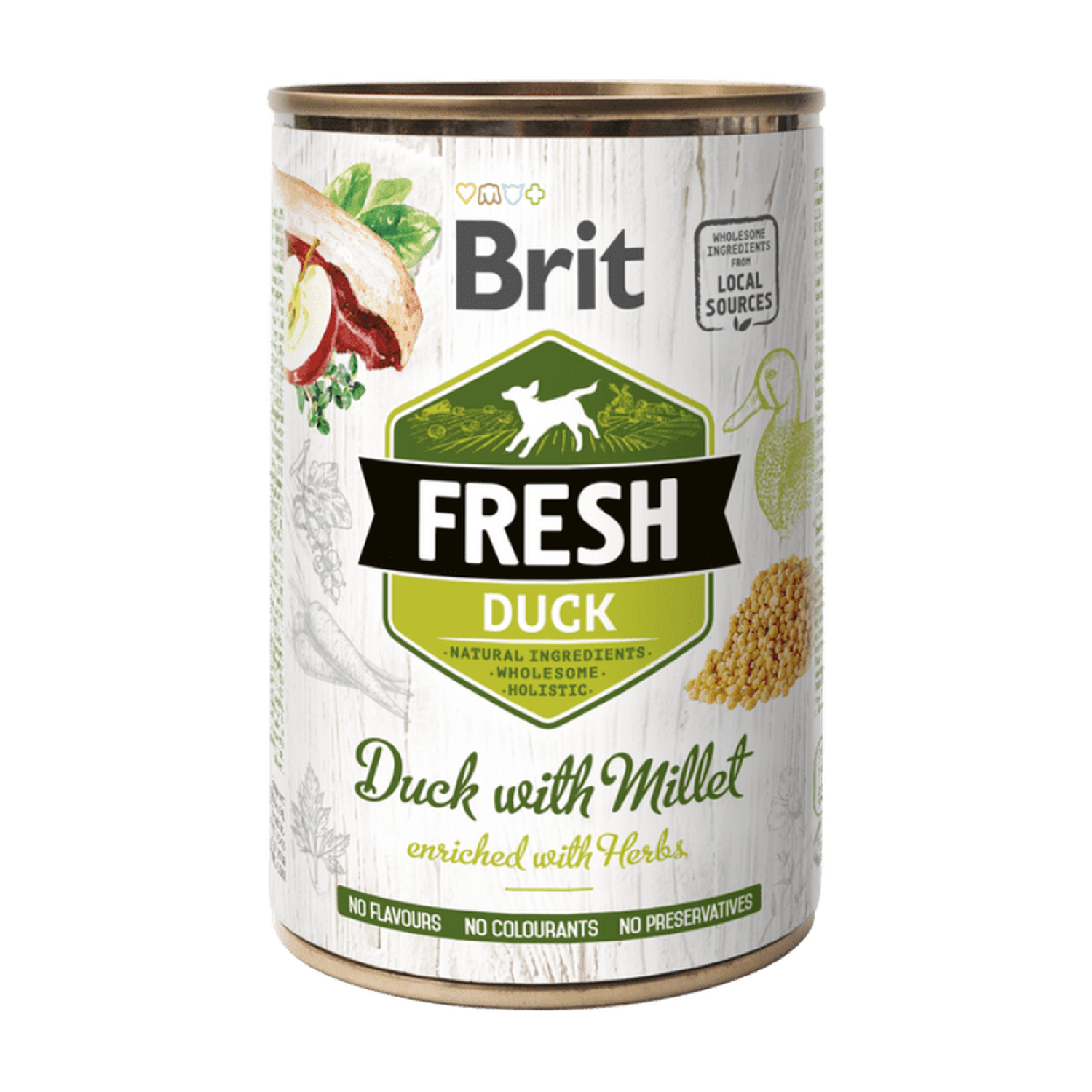 Brit Fresh can Duck with Millet
