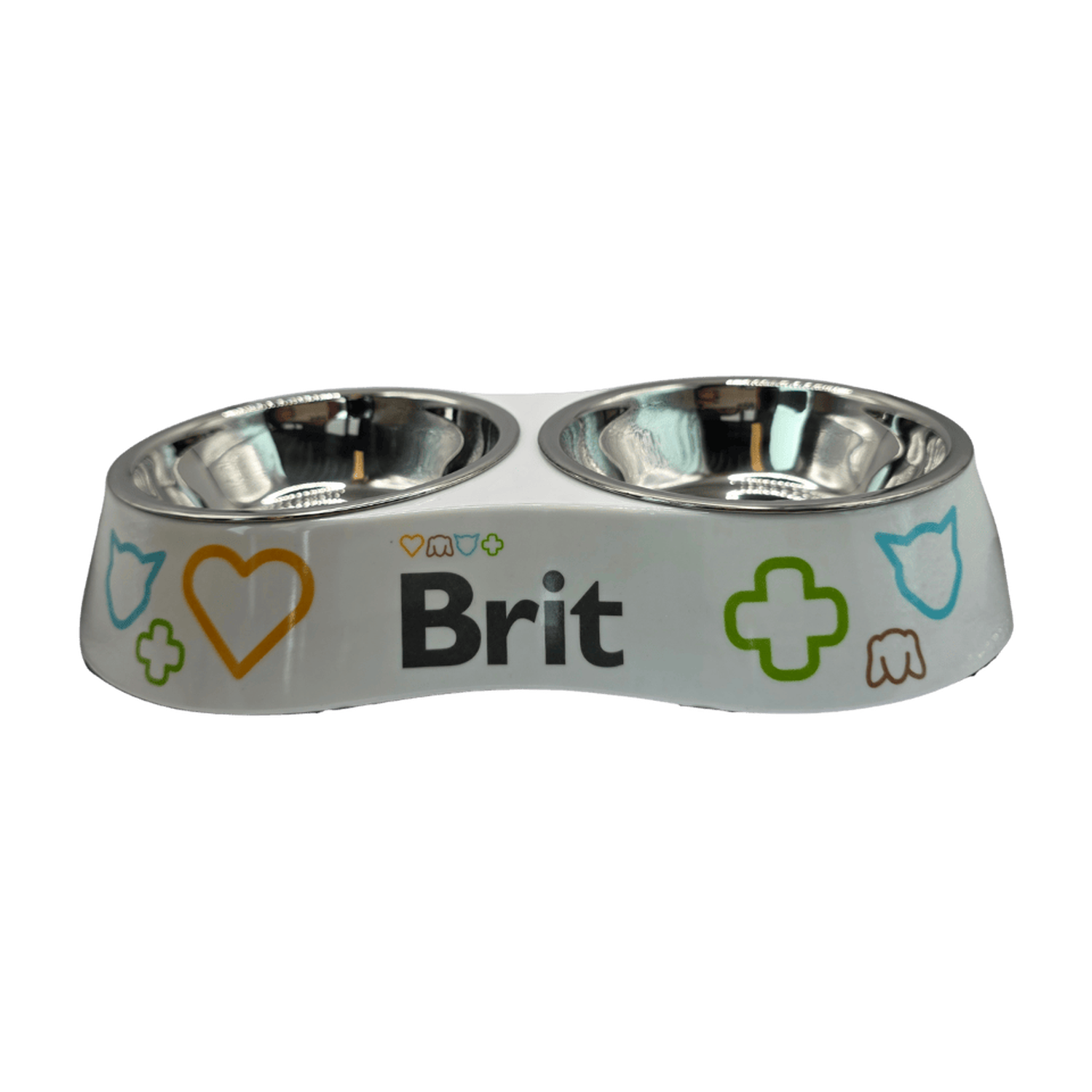 Brit Care cat double bowl