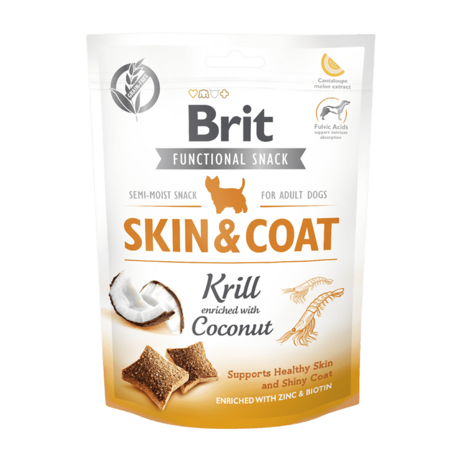 Brit Care Dog Functional Snack Skin&Coat Krill