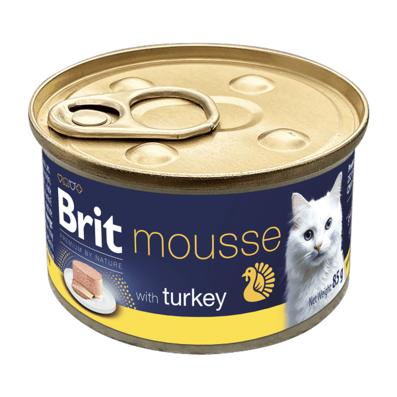 Brit Premium by Nature Cat Mousse with Turkey