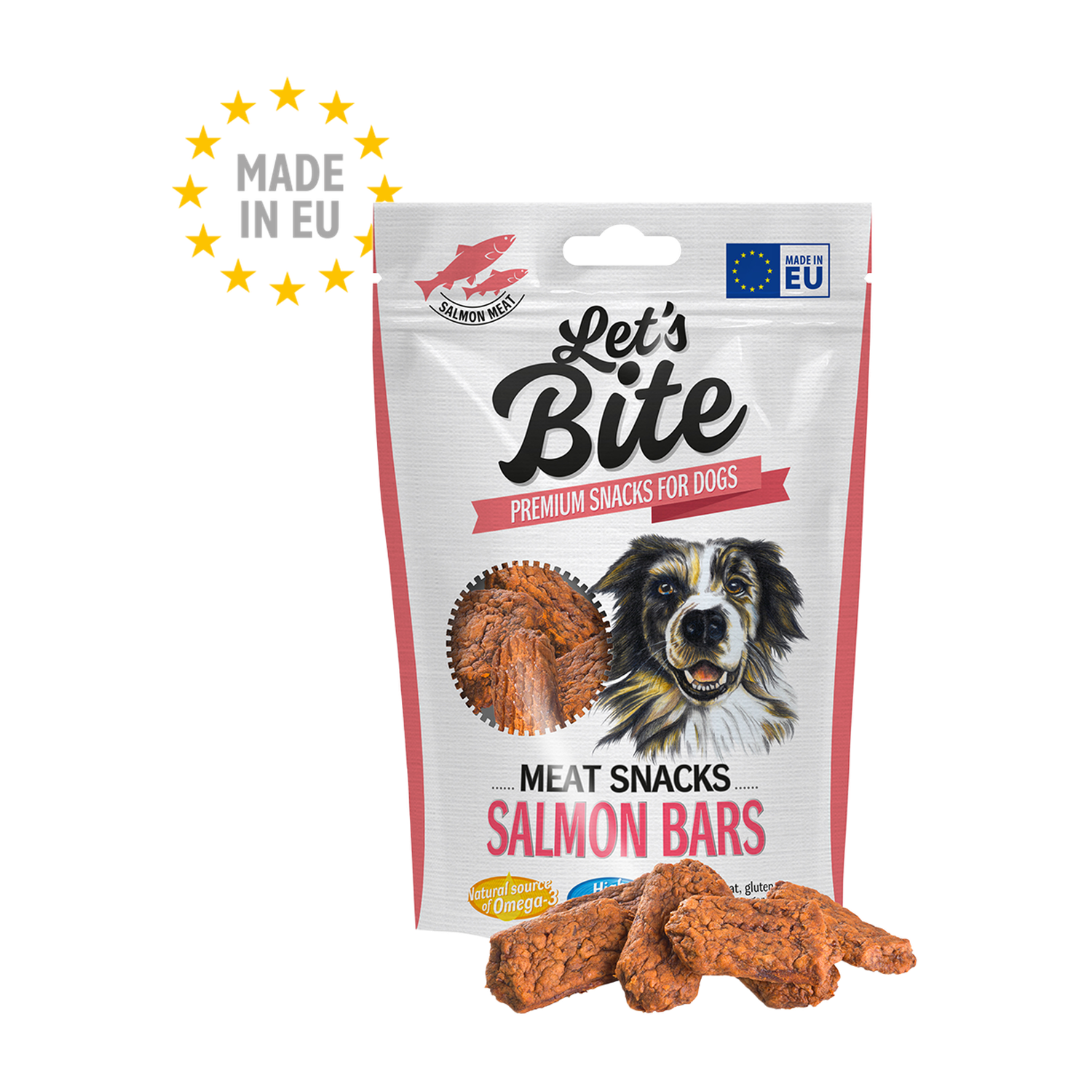 Let’s Bite Meat Snacks Salmon Bars