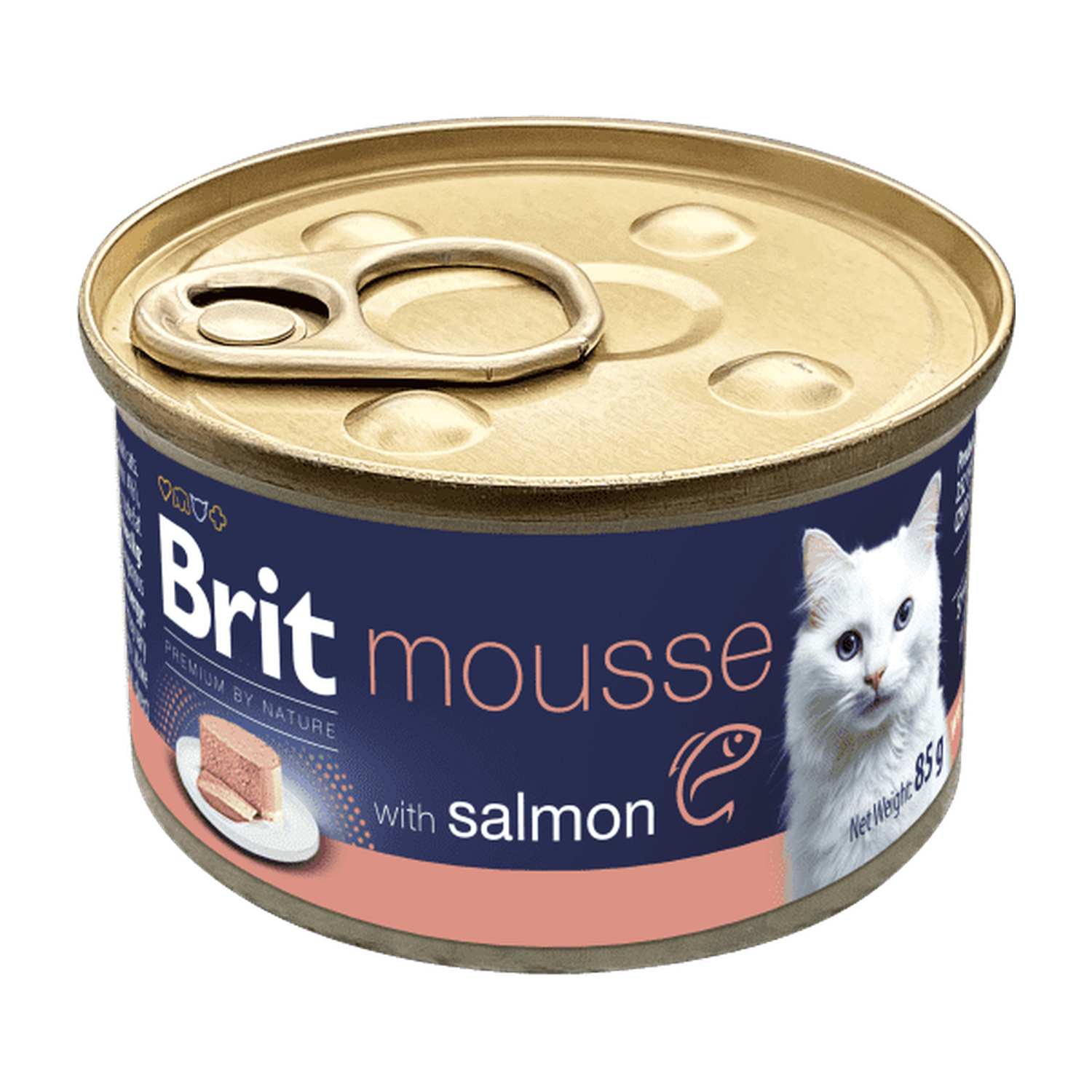 Brit Premium by Nature Cat Mousse with Salmon