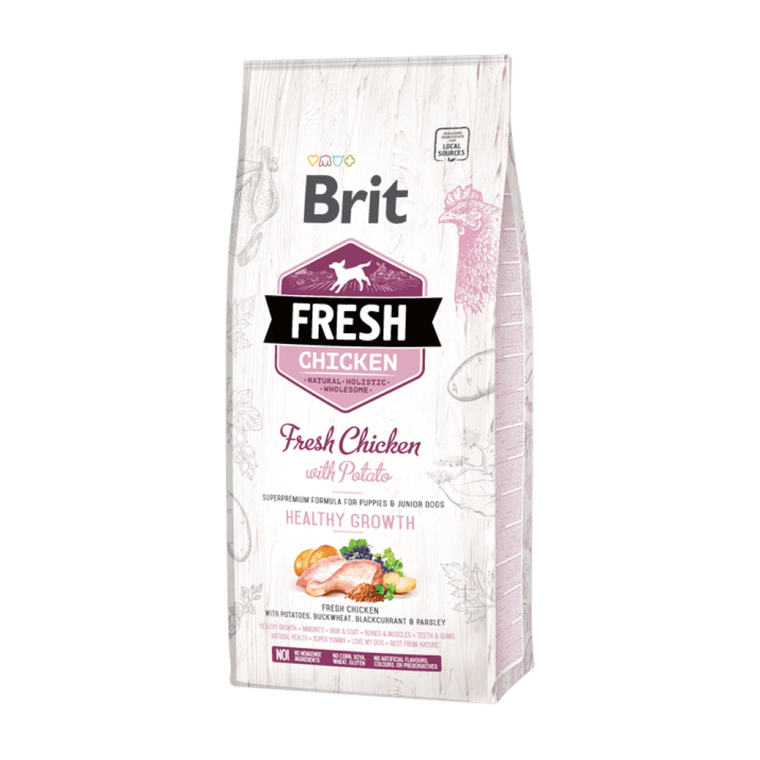 Brit Fresh Chicken with Potato Puppy