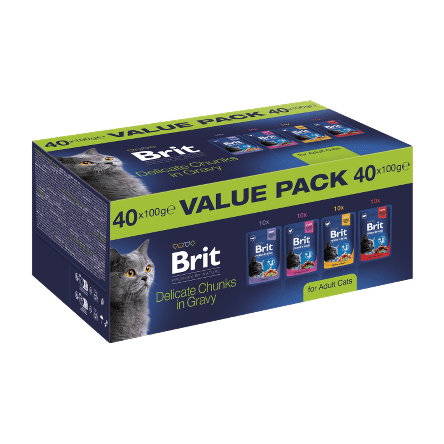 Brit Premium by Nature Cat Value Pack for Adult Cats