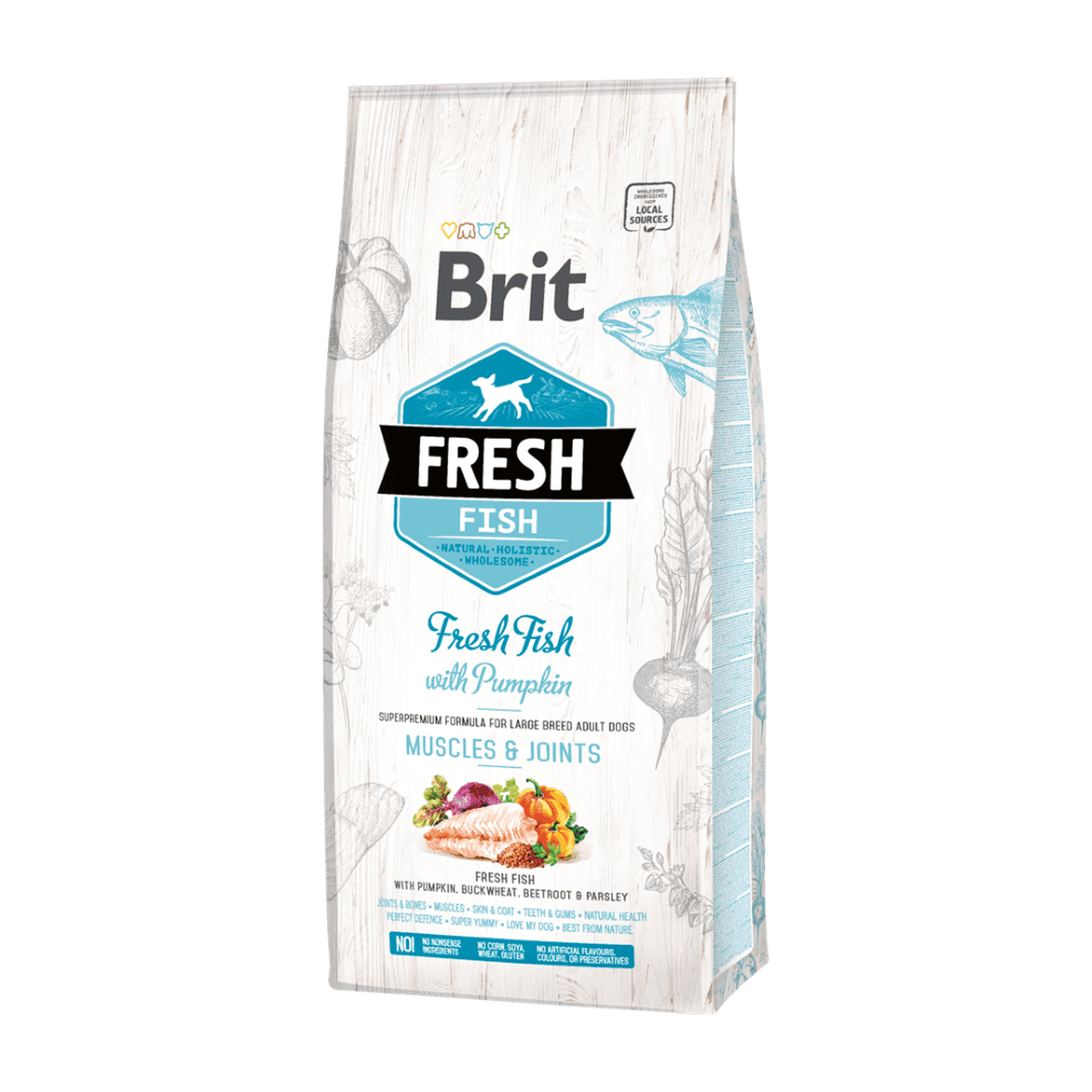 Brit Fresh Fish with Pumpkin Adult Large