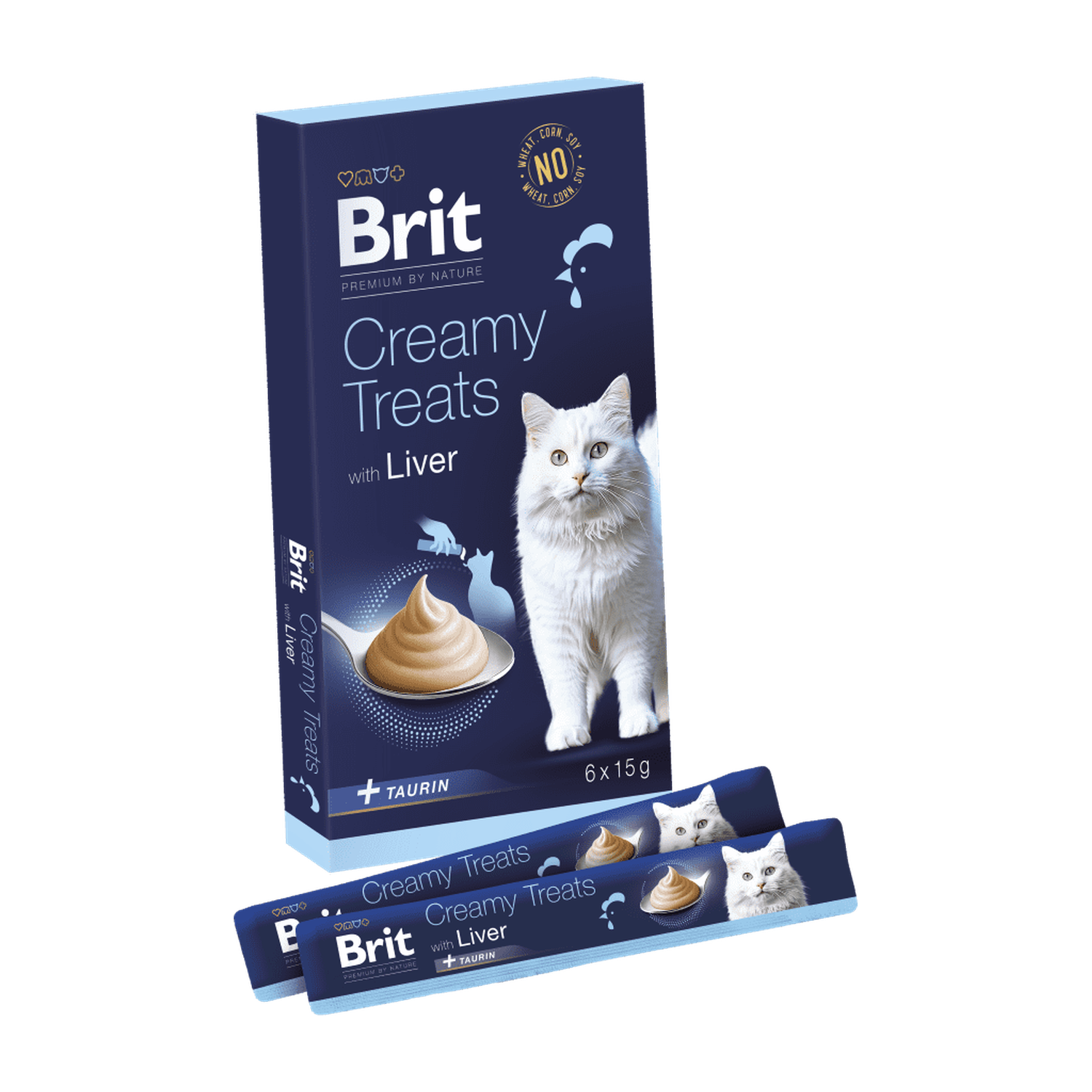 Brit Premium by Nature Cat Creamy Treats with Liver