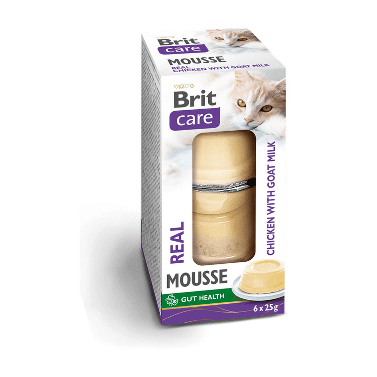 Brit Care Cat Mousse Real Chicken with Goat Milk