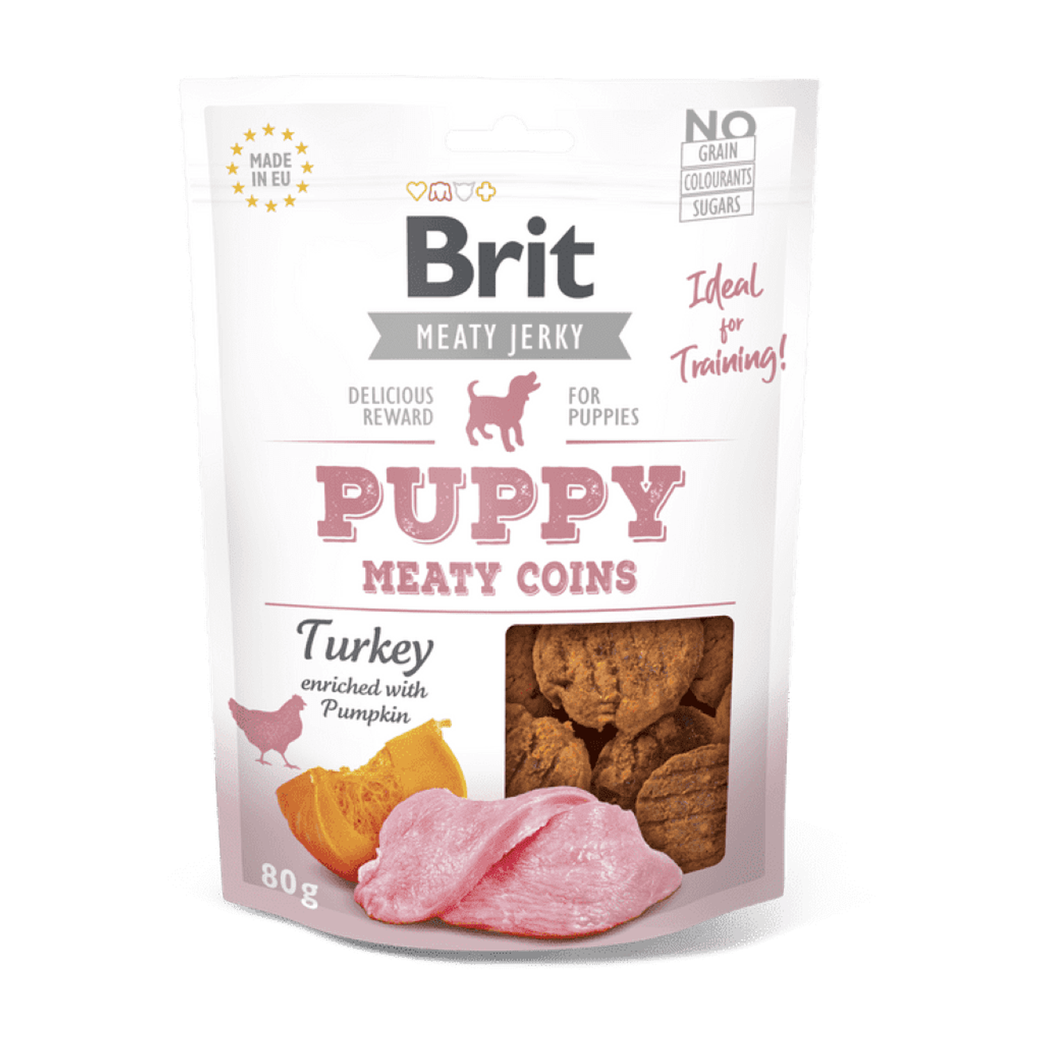 Brit Jerky Puppy-Turkey Meaty Coins