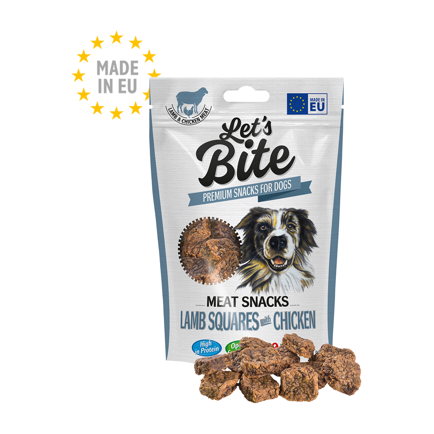 Let’s Bite Meat Snacks Lamb Squares with Chicken