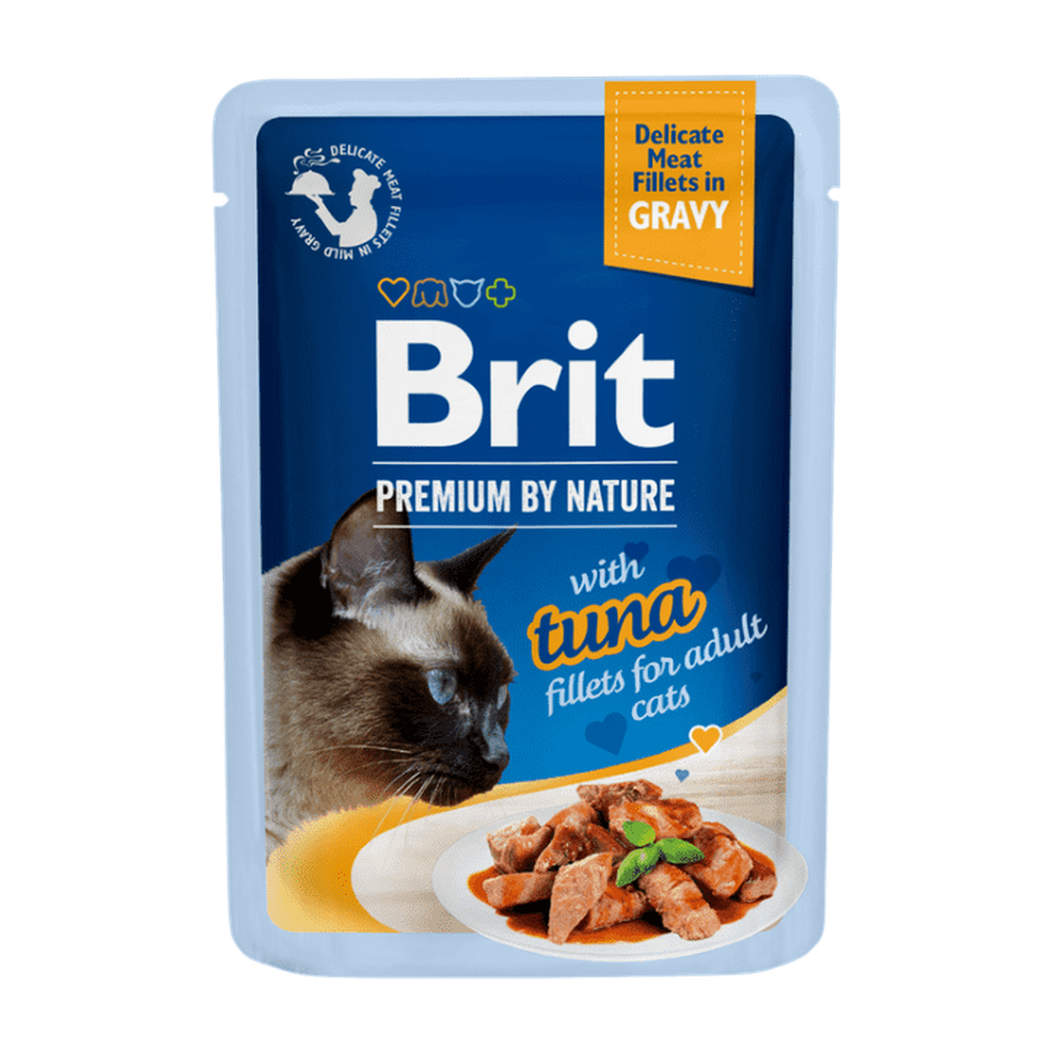 Brit Premium Cat Delicate Fillets in Gravy with Tuna