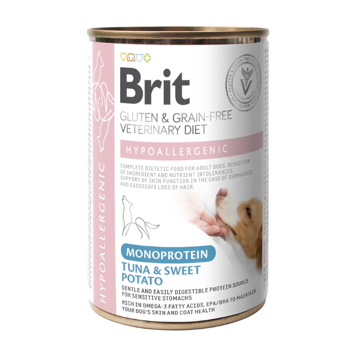 Brit Veterinary Diet Dog Can Hypoallergenic Monoprotein Tuna