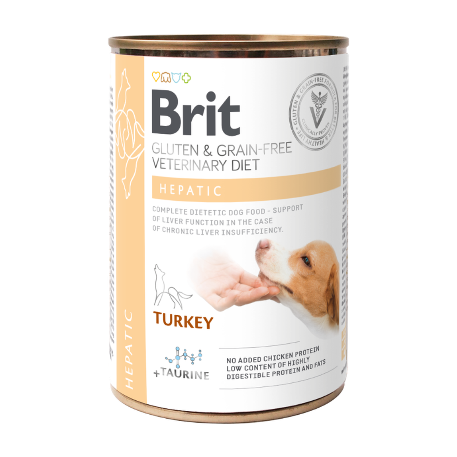 Brit GF Veterinary Diets Dog Can Hepatic