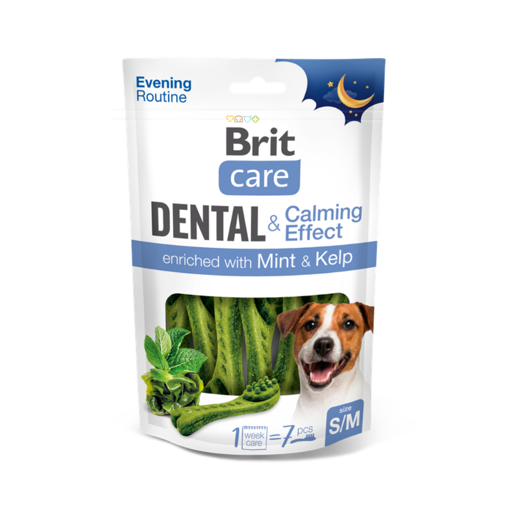 Brit Care Dog Dental Toothbrush S/M Calming Effect