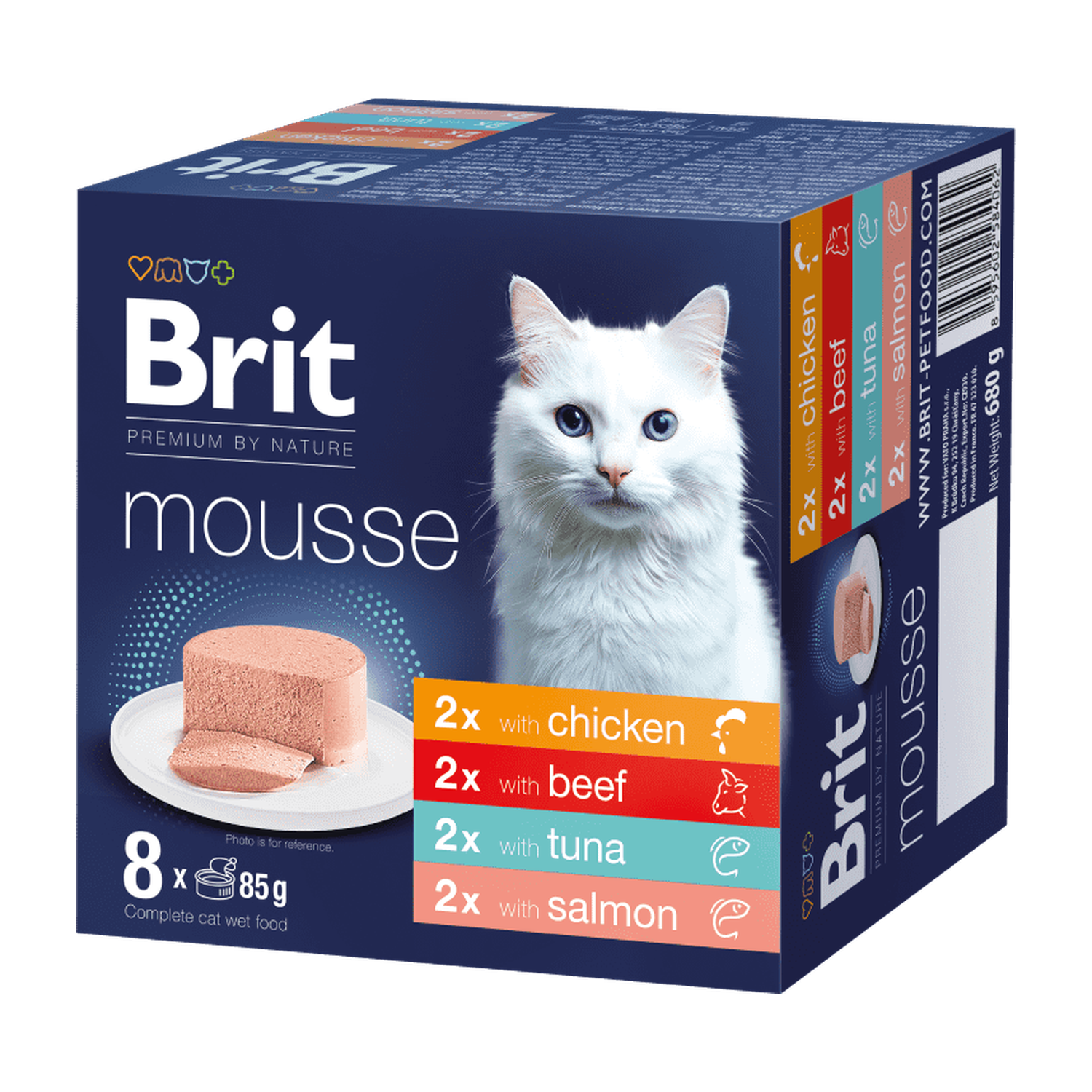 Brit Premium by Nature Cat Mousse Multipack Mix