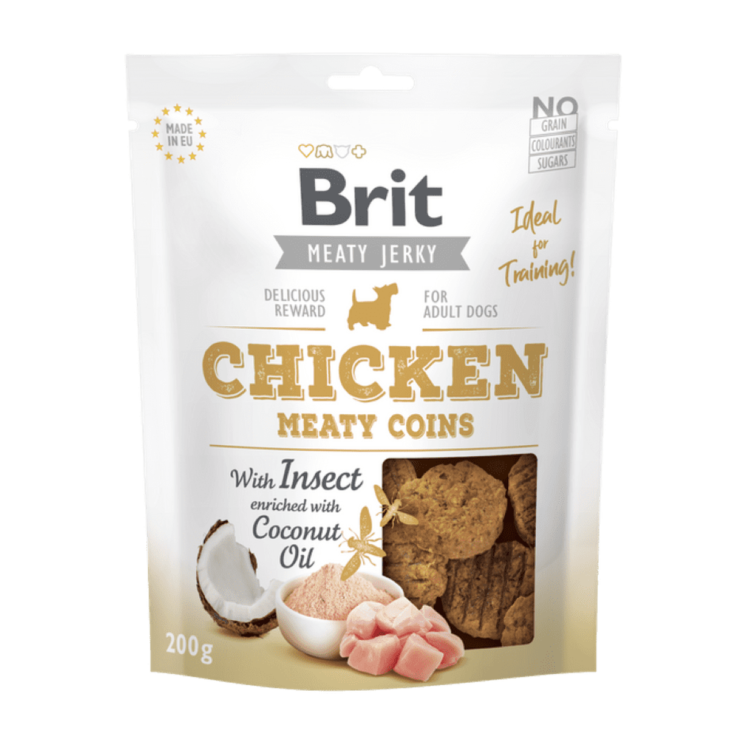 Brit Jerky - Chicken with Insect Meaty Coins