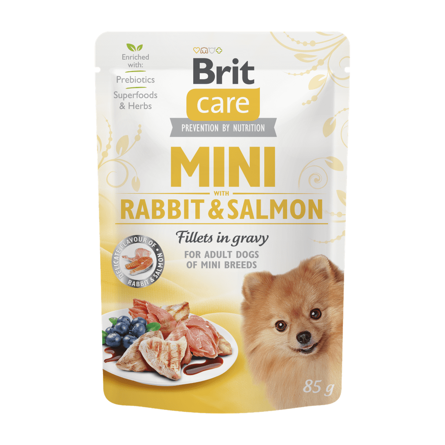 Brit Care Mini Rabbit&Salmon fillets in gravy