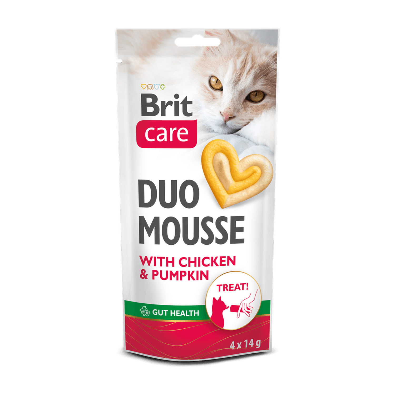 Brit Care Cat Creamy Duo Mousse with Chicken and Pumpkin