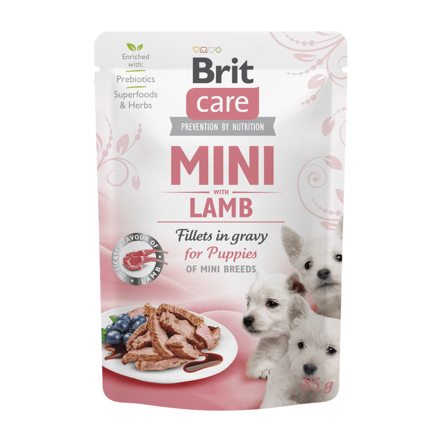 Brit Care Mini Puppy Lamb fillets in gravy