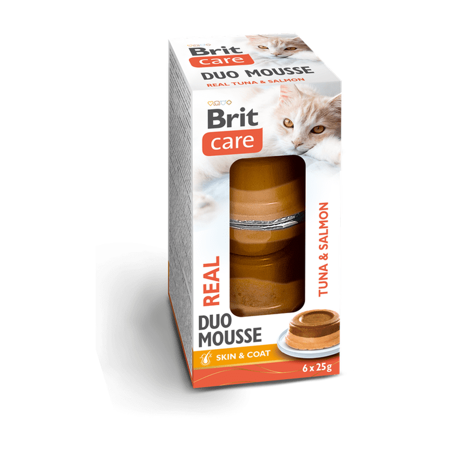 Brit Care Cat Double Layer Mousse Real Tuna and Salmon