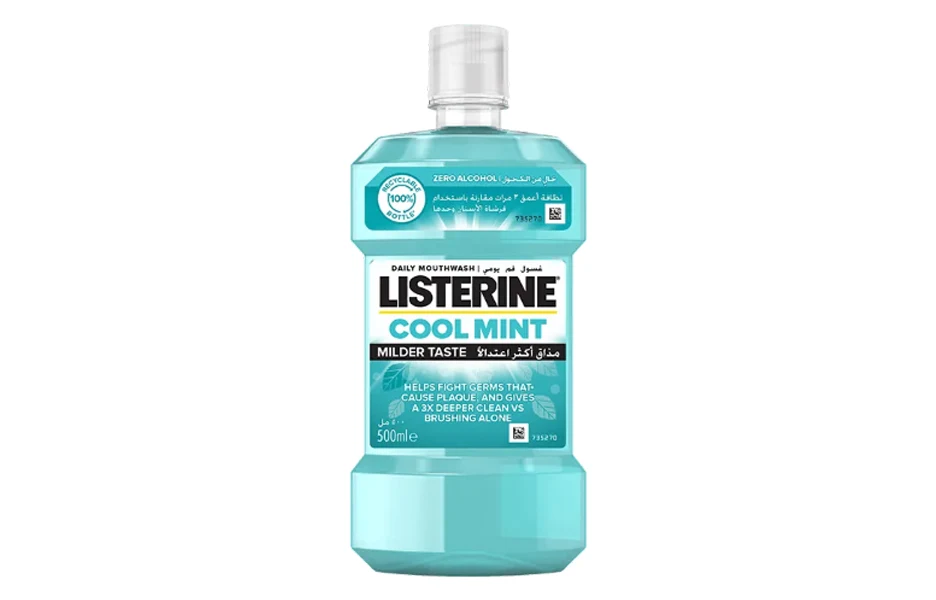 Listerine Cool Mint Milder Taste Mouthwash