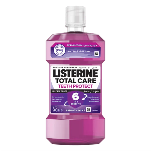 Listerine Total Care Teeth Protect Milder Taste Mouthwash