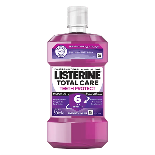 Listerine Total Care Teeth Protect Milder Taste Mouthwash