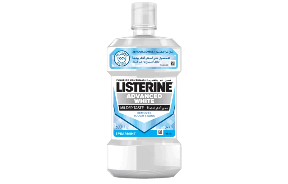 Listerine Advanced White Milder Taste Mouthwash