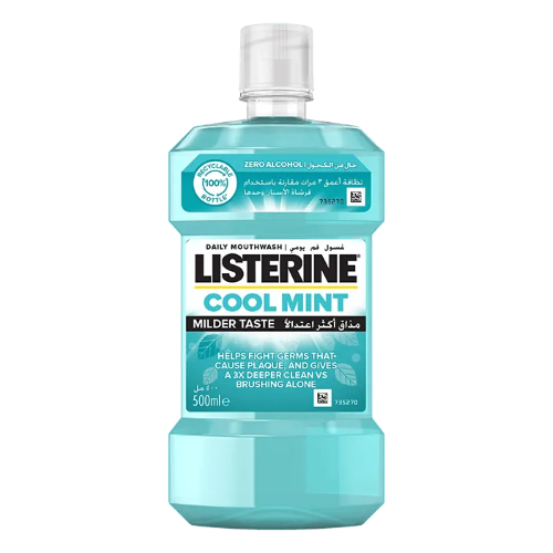 Listerine Cool Mint Milder Taste Mouthwash
